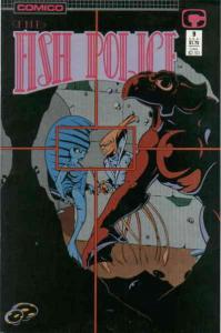 Fish Police, The (Vol. 2) #9 VF ; COMICO | Steve Moncuse