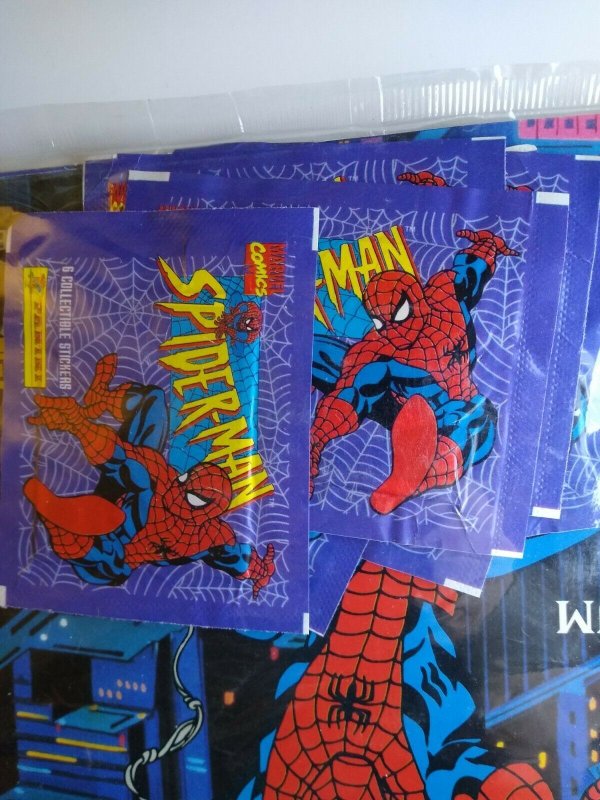 Spider-man Sticker Album Starter Set New Sealed With Stickers Marvel Comics 1995