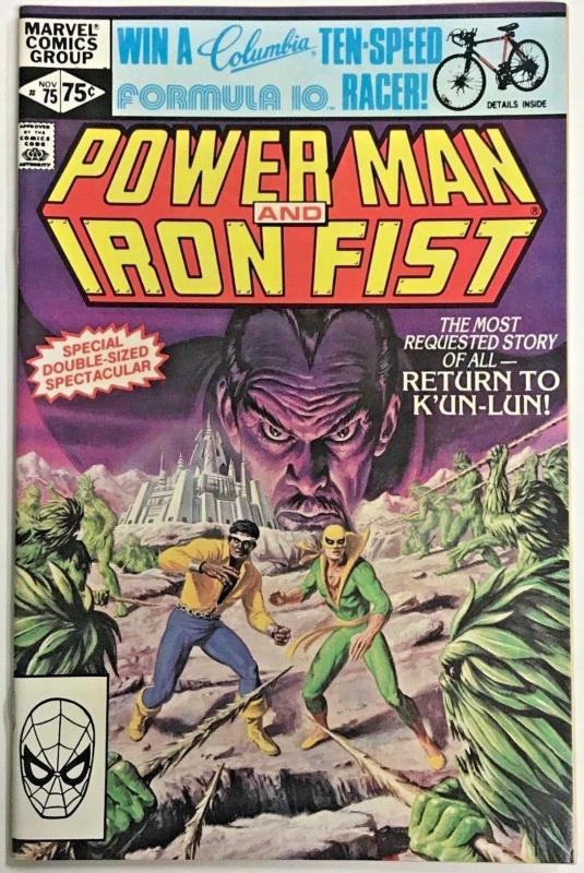 POWER MAN & IRON FIST#75 VF 1981 MARVEL BRONZE AGE COMICS