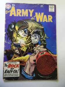 Our Army at War #81 (1959) FR/GD Cond 2/3 book length cumulative spine split