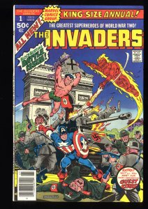 Invaders Annual (1977) #1 VF 8.0 Captain America Human Torch Sub-Mariner!