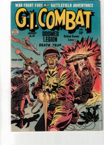 G.I. Combat #20 (1955) Pre-Rock PRICE DROP $128 20th issue key UTAH CERTIFICATE!