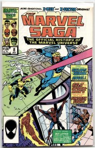 The Marvel Saga The Official History of the Marvel Universe #8 (1986) Marvel ...