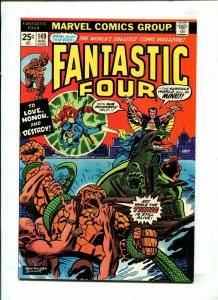 FANTASTIC FOUR #149 (7.5) TO LOVE, HONOR AND DESTROY! 1974!