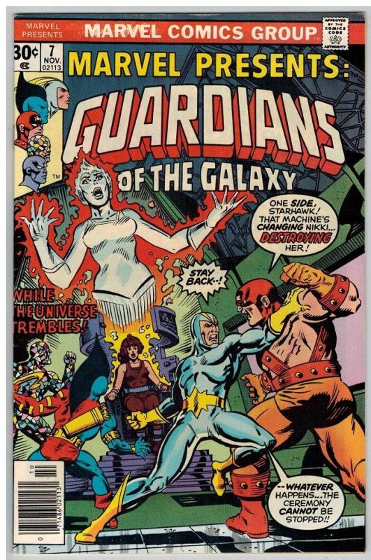 MARVEL PRESENTS 7 F-VF Nov. 1976 Guardians