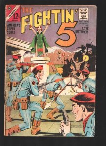 The Fightin' 5 #29 1965-Charlton- Aztec Destroyers-Daniel Boone-Special Force...