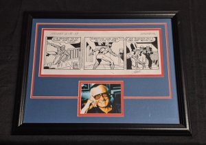 Amazing Spider-Man Comic Strip Original Art Signed Stan Lee COA 6/18/99