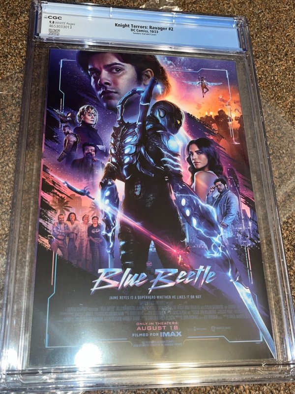 Knight Terrors Ravager 2, Natalie Sanders 1:25 Variant  Cover, CGC Graded 9.8