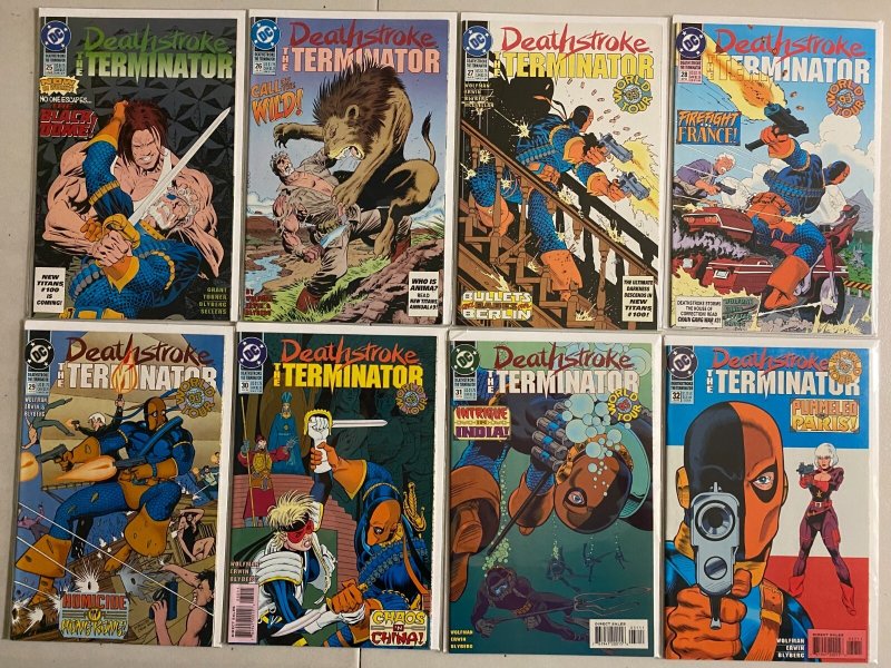 Deathstroke the Terminator lot #1-37 DC (8.5 VF+) 37 diff (1991 to 1994)