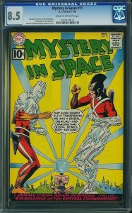 Mystery in Space #71 (1961) CGC 8.5 VF+