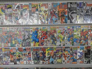 Huge Lot of 150+ Comics W/ Spiderman, Suicide Squad, JLA Avg. VF- Condition!