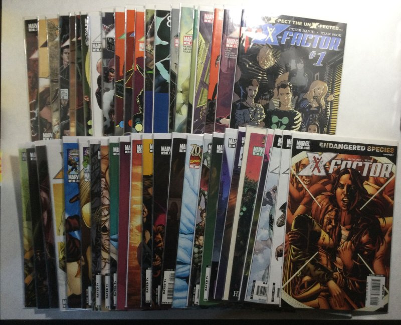 X-Factor 1-24 33-50 200-203 Lot Run Set Near Mint- Nm- 9.2 Marvel 