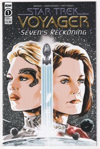 Star Trek Voyager Seven's Reckoning #1 A November 2020 IDW Dave Baker Hernandez