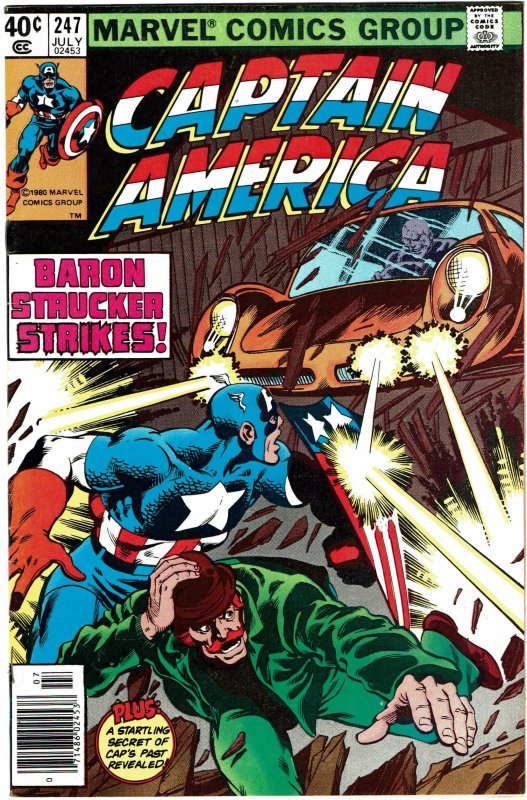 Captain America #247  Newsstand  VF+