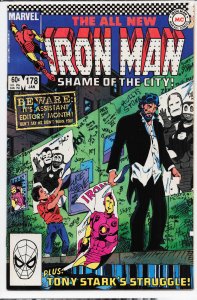 Iron Man #179 Direct Edition (1984) Iron Man