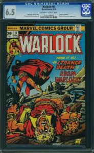 Warlock #11 (1976) CGC 6.5 FN+