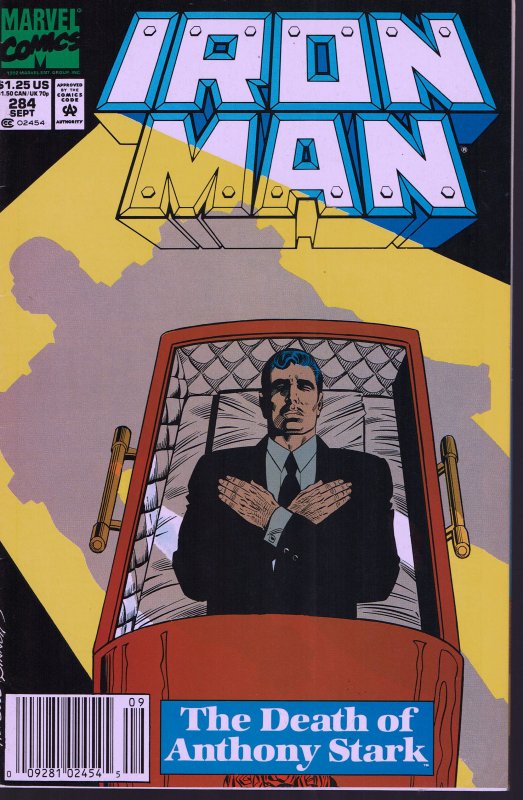 Iron Man #284 - VF - 1st Series - 1992 -