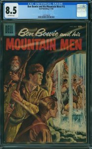 Ben Bowie and His Mountain Men #15 (1958) CGC 8.5 VF+