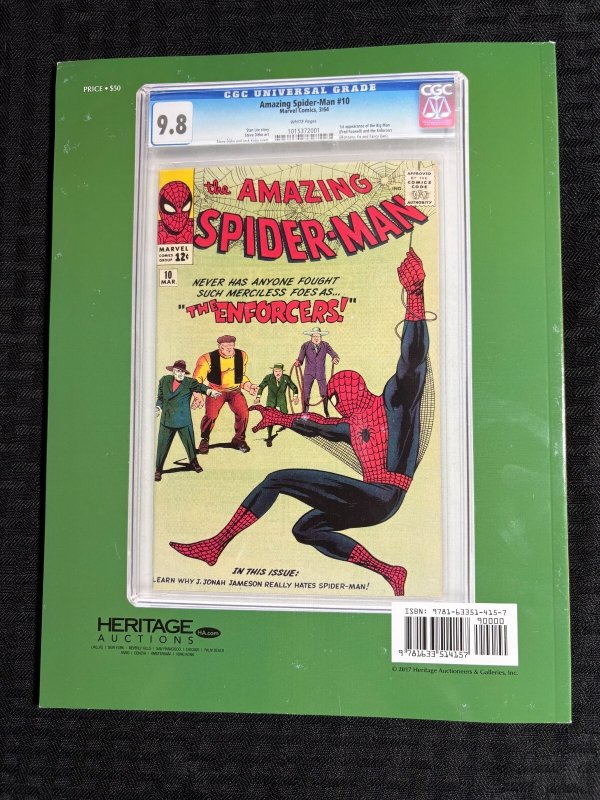 2017 May 18-20 HERITAGE Comics Comic Art 90pg Catalog VF+ 8.5 Mickey Mouse Cover