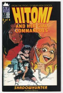 Hitomi And Her Girl Commandoes #3 August 1992 Antarctic Press Shadowhunter