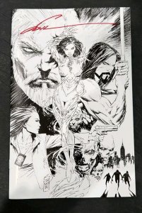 WITCHBLADE #1 IMAGE 2024 1:500 SIGNED MARC SILVESTRI B&W VIRGIN NM