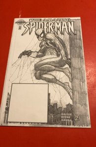 (1999) AMAZING SPIDER-MAN #1 AUTHENTIX DYNAMIC FORCE SKETCH VARIANT COVER W/COA