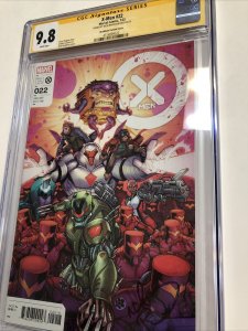 X-Men (2022) # 22 (CGC 9.8 SS) Signed Nick Bradshaw • Marvel •1:25 • Census = 2