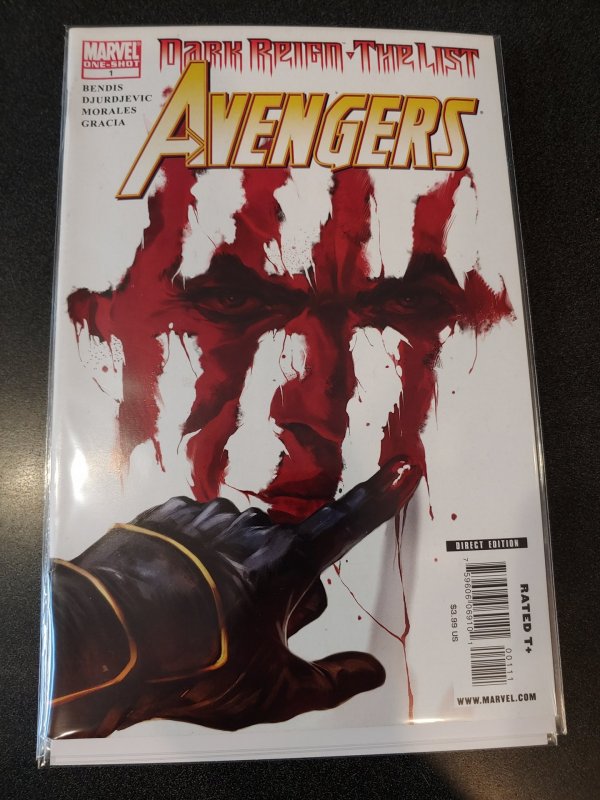 AVENGERS DARK REIGN THE LIST #1 ONE SHOT 2009 SERIES 1st PRINT