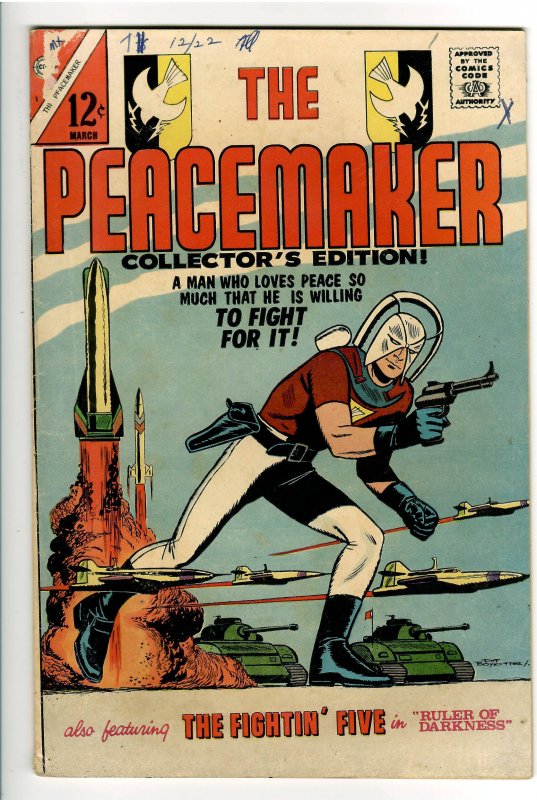 PEACEMAKER 1,2,3,4,5 ORIGINAL SERIES 1967;VARIOUS GRADES;TV SERIES GETTING HOT