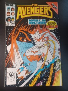 Avengers #260 FN Nebula Origin Marvel Comics c269