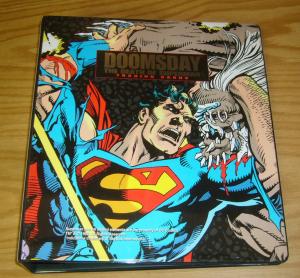 Doomsday: the Death of Superman trading cards binder VF/NM