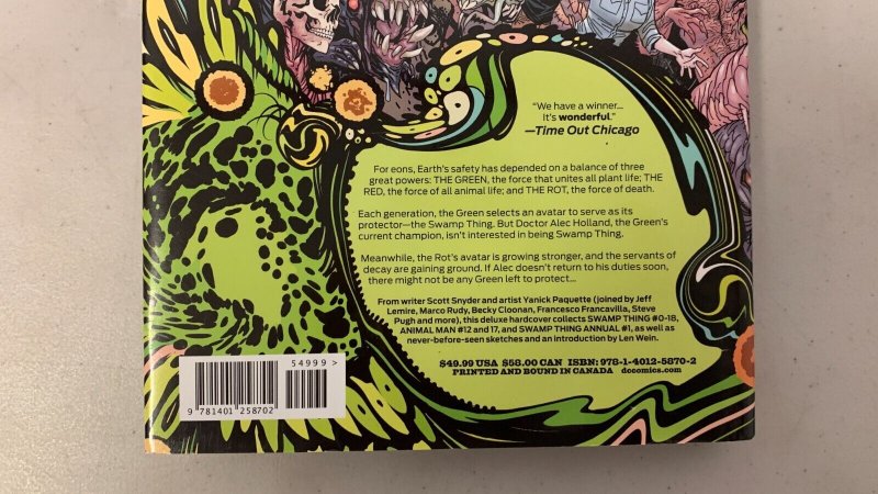 Swamp Thing Deluxe Edition Hardcover Scott Snyder Deluxe Edition 