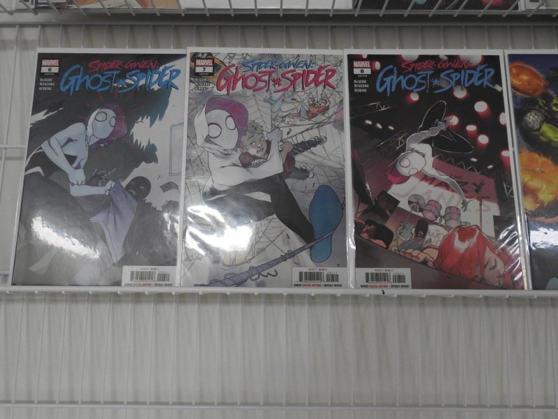 Spider-Gwen Ghost Spider #'s 1-10 (no 1st print #4) Multiple Variants! A...