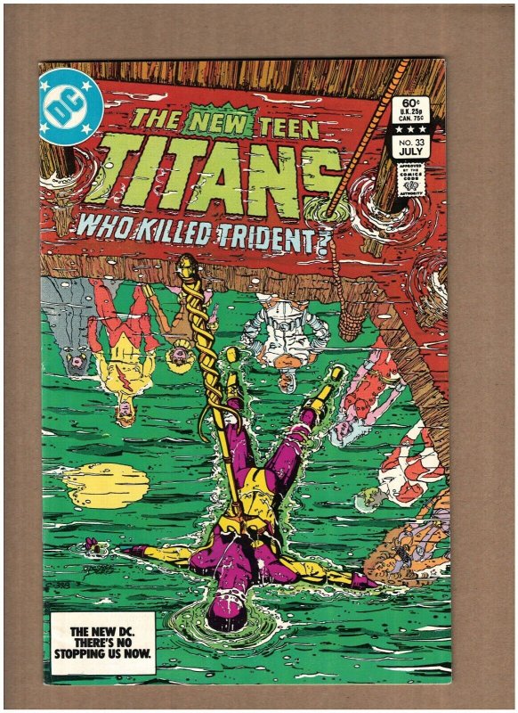 New Teen Titans #33 DC Comics 1983 Marv Wolfman George Perez VF+ 8.5