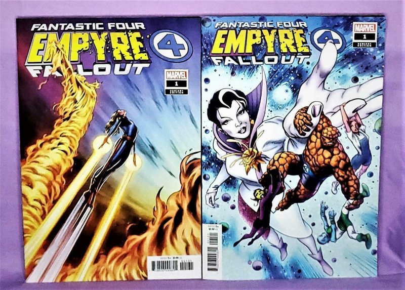 FANTASTIC FOUR Empyre Fallout #1 Alan Davis Variant 2-Pack (Marvel, 2020)! 759606099801