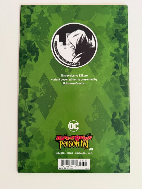 Harley Quinn & Poison Ivy #3 Ejikur Cover C (2020) Virgin Variant!