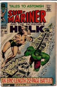 Tales to Astonish #100 (1968) Namor the Sub-Mariner
