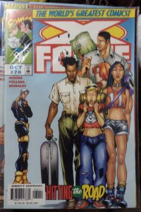 X-FORCE  #  70  1997 MARVEL DISNEY  rictor and domino leave