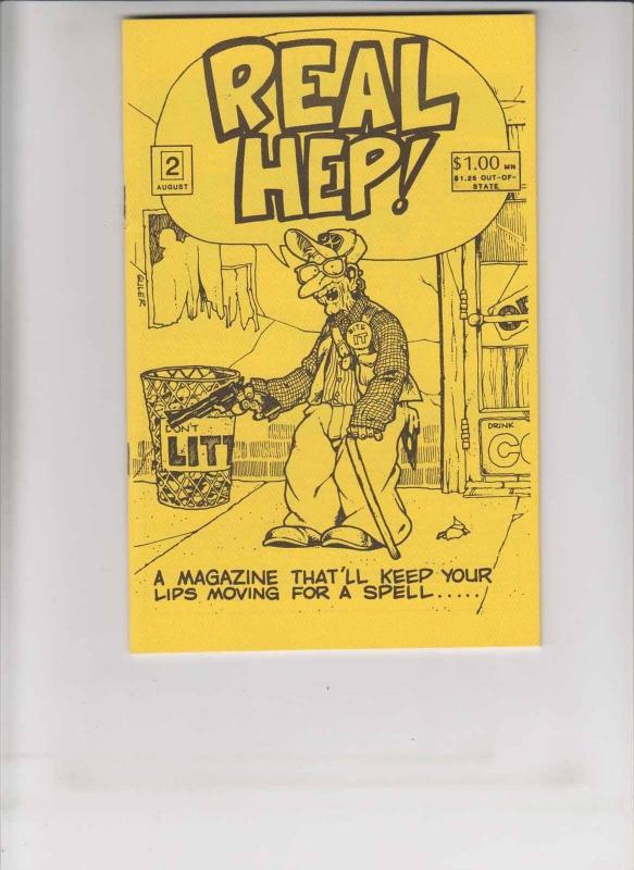 Real Hep! #2 VF matt feazell - reed waller - steeldragon - rich larson 1983 rare 