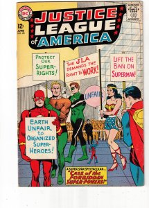 Justice League of America #28 1964 JLA on strike! Mid-High-Grade key! FN/VF Utah