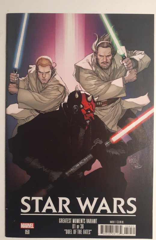 Star wars 2019 greatest moments  variant 3 obi/qui-gon Maul