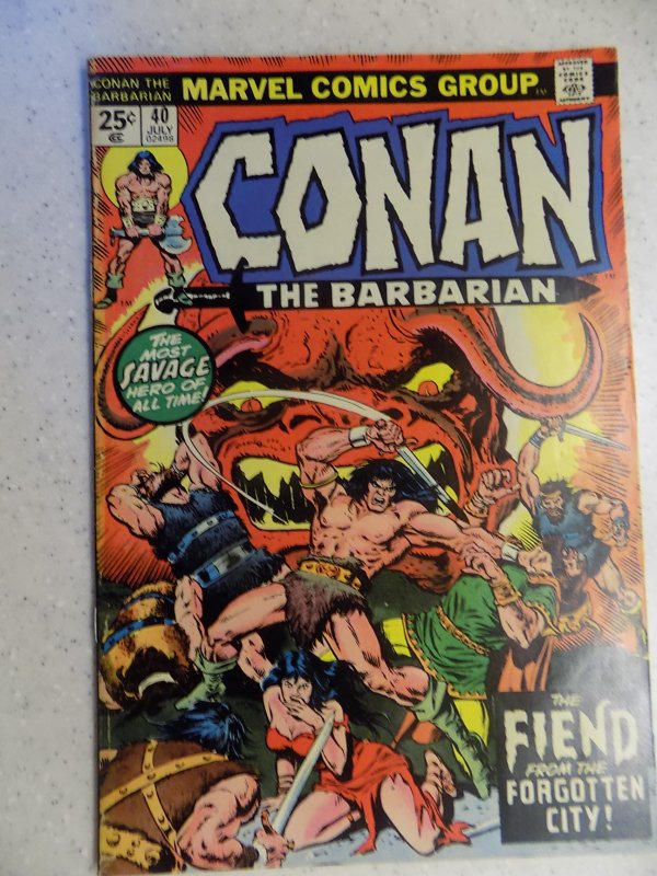 CONAN THE BARBARIAN # 40