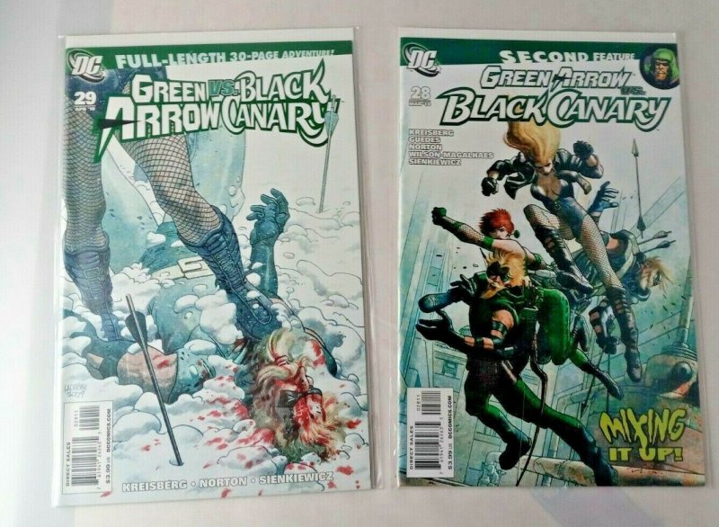 Lot of 20 Green Arrow and Black Canary #3-29 (2007-2010 DC Comics) NM
