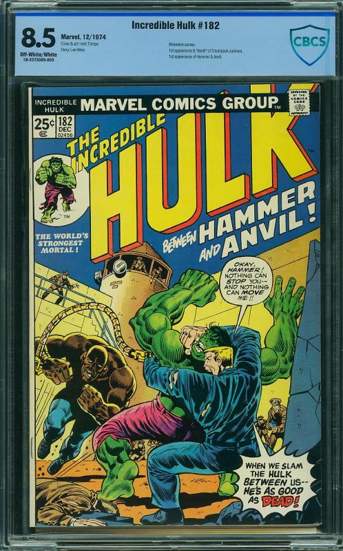 Incredible Hulk #182 (Marvel, 1974) CBCS 8.5