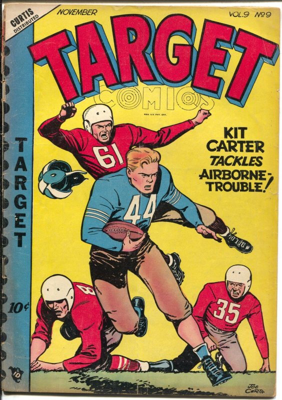 Target Vol. 9 #9 1948-Joe Certa football cover-Gary Stark-Don Rico-G/VG