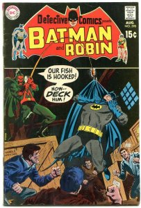 DETECTIVE  #390 1969-DC-HORROR COVER-BATMAN-fn/vf