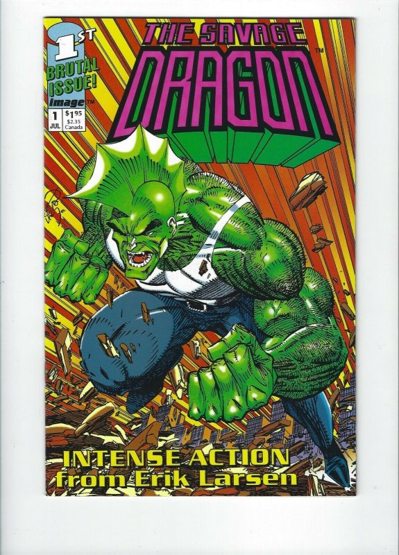 Savage Dragon #1 2 3 Complete First Series Erik Larson Image Comics 1992