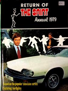 The Saint - 3 British Annuals UK HB Roger Moore Ian Ogilvy G\+ 1968, 1979-1980