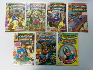 Bronze Age Captain America Comic Lot From:#200-250, 31 Diff Avg 6.0/FN (1976-80)