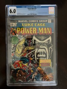 Power Man #19 (1974) - CGC 6.0 - 1st Cottonmouth